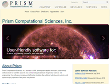 Tablet Screenshot of prism-cs.com